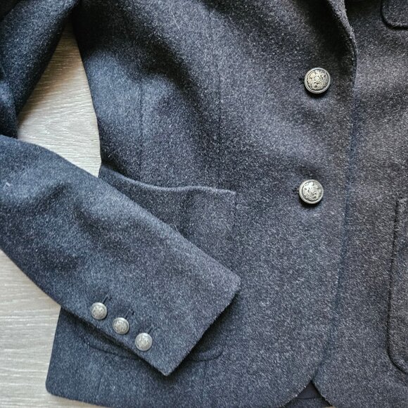 Aritzia Talula Women's wool gray blazer jacket size 4 in excellent condition - Picture 2 of 8